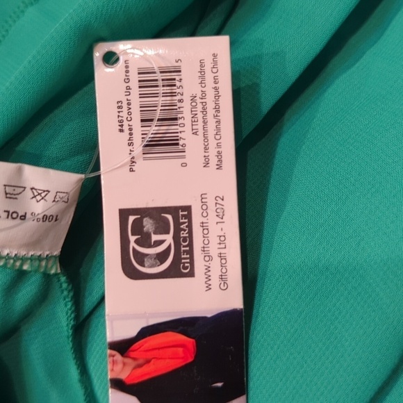 Lauren Scarlet Gift Craft Multi-Use Fashion Sheer Scarf Green - Picture 4 of 6